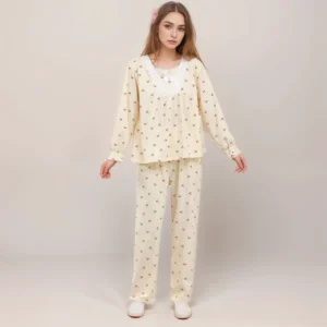 Cherry printed nightwear