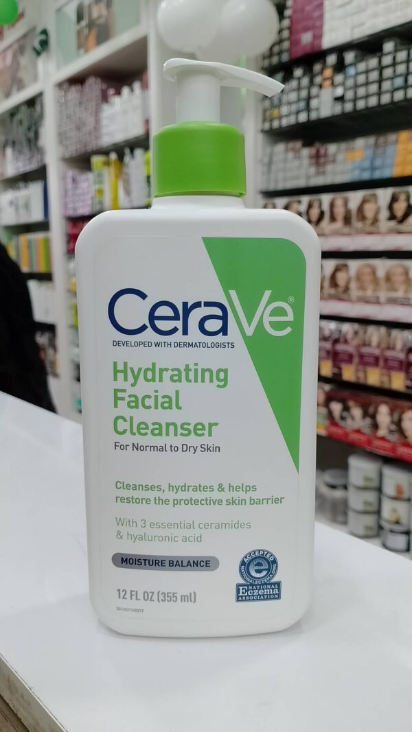 CeraVe Hydrating Facial Cleanser for Normal to Dry Skin (355 ml)