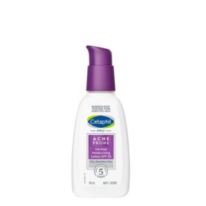 Cetaphil Pro Acne Prone Oil-Free Moisturising Lotion SPF 25 for Oily & Sensitive Skin (118 ml)