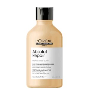 L'Oreal Professionnel Serie Expert Protein + Gold Quinoa Absolut Repair Dry And Damaged Hair Shampoo (300ml)