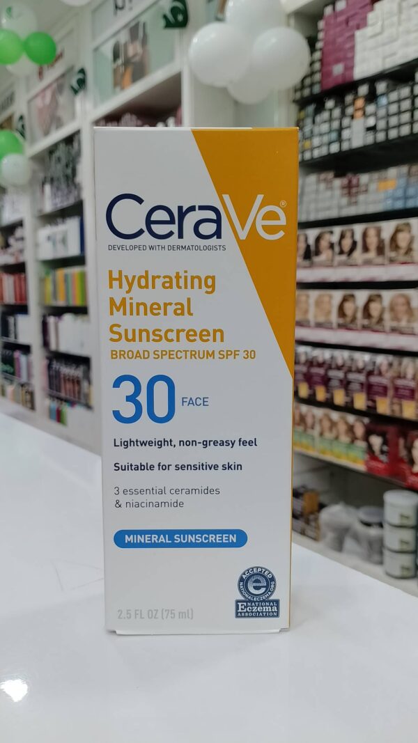 CeraVe Hydrating Mineral Sunscreen Broad Spectrum SPF 30 (75 ml)