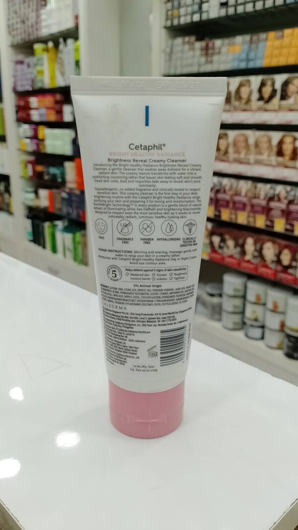 Cetaphil Bright Healthy Radiance Brightness Reveal Creamy Cleanser (100 g) - Image 2