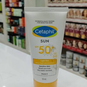 Cetaphil Sun Light Gel Very High Protection SPF 50+ for Sensitive Skin (50 ml)