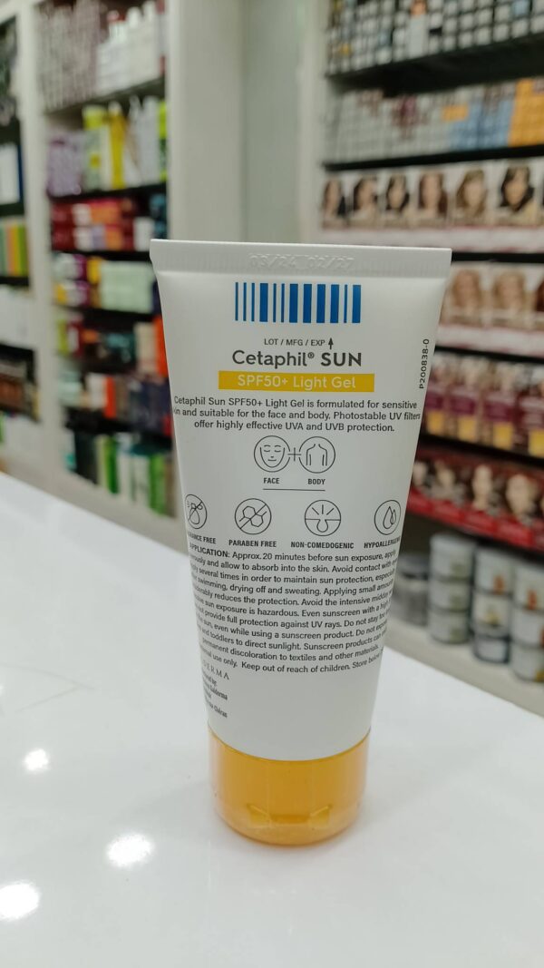 Cetaphil Sun Light Gel Very High Protection SPF 50+ for Sensitive Skin (50 ml) - Image 2