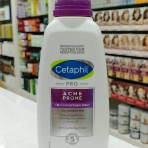 Cetaphil Pro Acne Prone Oil Control Foam Wash for Oily & Sensitive Skin (236 ml)