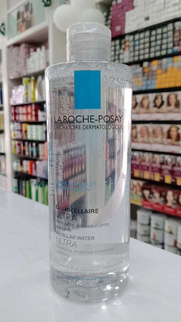 La Roche-Posay Micellar Cleansing Water & Makeup Remover for Sensitive Skin (400 ml)