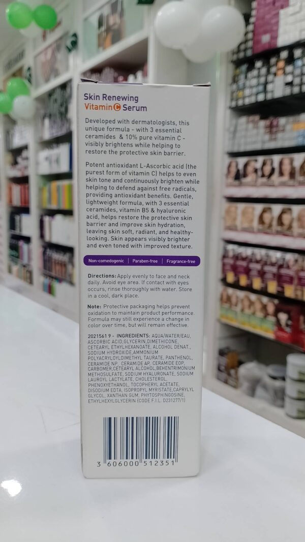 CeraVe Skin Renewing 10% Vitamin C Serum (30 ml) - Image 2