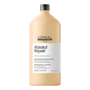 L'Oreal Professionnel Serie Expert Protein + Gold Quinoa Absolut Repair Dry And Damaged Hair Shampoo (1500 ml)