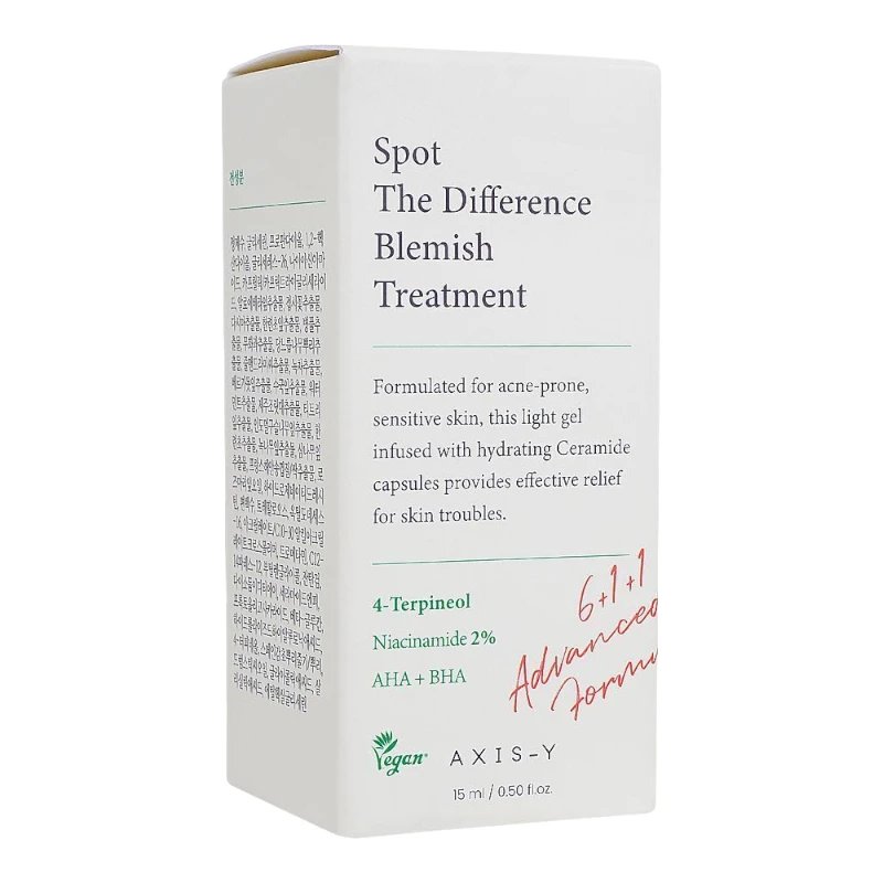 AXIS-Y Spot The Difference Blemish Treatment – Targeted Care for Acne & Redness (15 ml) 1 AXIS-Y Spot The Difference Blemish Treatment – Targeted Care for Acne & Redness (15 ml)