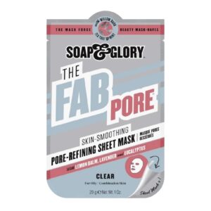 Soap & Glory The Fab Pore Pore-Refining Sheet Face Mask For Oily Skin (29 g)