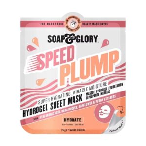 Soap & Glory Speed Plump Hydrating Miracle Moisture Hydrogel Face Mask (25 g)
