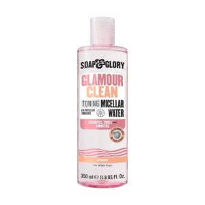 Soap & Glory Glamour Clean Toning Micellar Water Makeup Remover – Gentle Cleanser & Toner (350 ml)