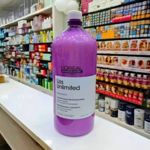 L'Oreal Professionnel Serie Expert Liss Unlimited Pro-Keratin Professional Shampoo For Frizzy & Unruly Hair (1500 ml)