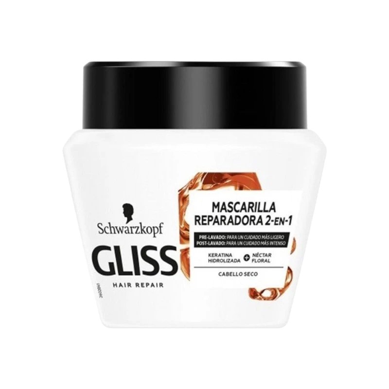 Schwarzkopf Gliss Total Repair 2 In 1 Hair Treatment Mask (300ml) 1 Schwarzkopf Gliss Total Repair 2 In 1 Hair Treatment Mask (300ml)