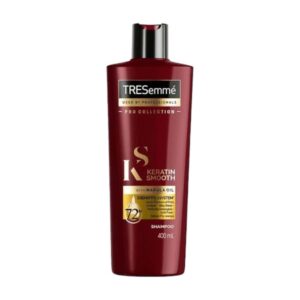 TRESemmé Keratin Smooth Shampoo with Marula Oil for Frizzy Hair (400 ml)