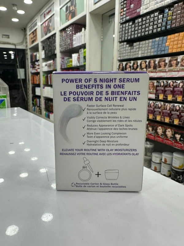 Olay Super Serum Night Repair 5-in-1 Face Serum (30ml) 3 Olay Super Serum Night Repair 5-in-1 Face Serum (30ml) - Image 3