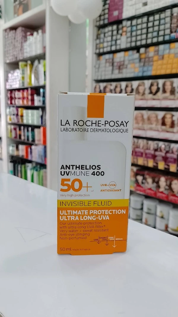 La Roche Posay Anthelios UVMUNE 400 Invisible Fluid SPF50+ (50ml) 2 La Roche Posay Anthelios UVMUNE 400 Invisible Fluid SPF50+ (50ml) - Image 2