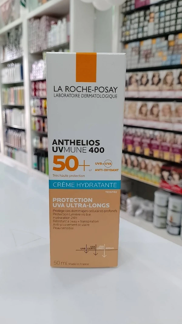 La Roche-Posay Anthelios UVMune 400 SPF 50+ Tinted Hydrating Cream (50ml) 2 La Roche-Posay Anthelios UVMune 400 SPF 50+ Tinted Hydrating Cream (50ml) - Image 2