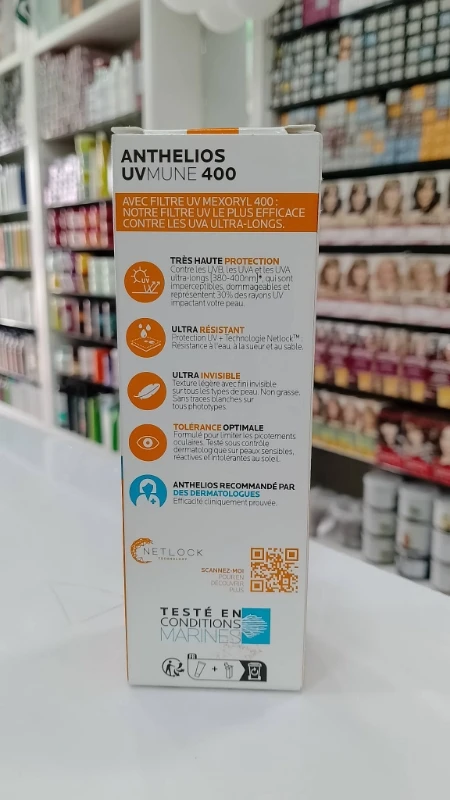 La Roche Posay Anthelios UVMUNE 400 Invisible Fluid SPF50+ (50ml) 3 La Roche Posay Anthelios UVMUNE 400 Invisible Fluid SPF50+ (50ml) - Image 3
