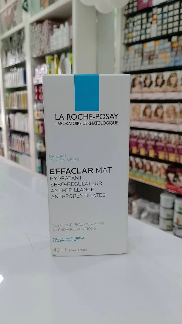 La Roche-Posay Effaclar Mat Mattifying Face Moisturizer for Oily Skin (40ml) 2 La Roche-Posay Effaclar Mat Mattifying Face Moisturizer for Oily Skin (40ml) - Image 2