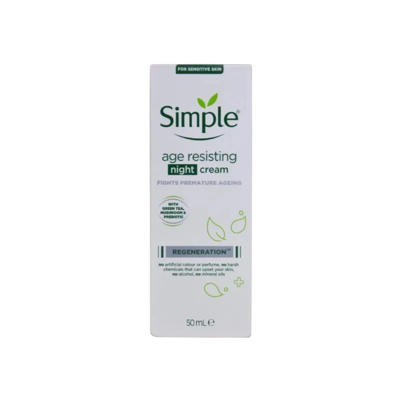 Simple Regeneration Age Resisting Night Cream (50ml) 1 Simple Regeneration Age Resisting Night Cream (50ml)