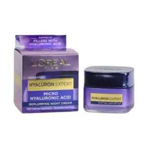 L’Oréal Paris Hyaluron Expert Micro Hyaluronic Acid Replumping Night Cream (50g)
