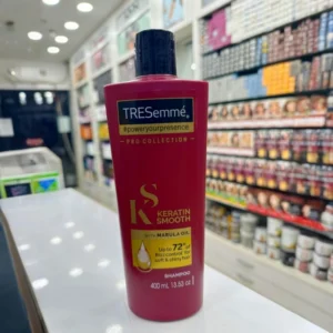 TRESemmé Keratin Smooth Shampoo with Marula Oil for Frizzy Hair (400 ml)