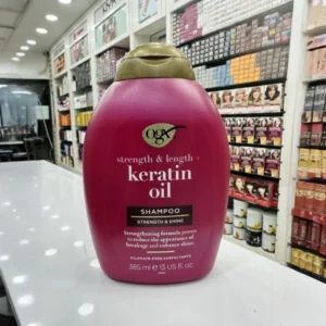 OGX - Strenght & Lenght Keratin Oil Shampoo (385 ml)