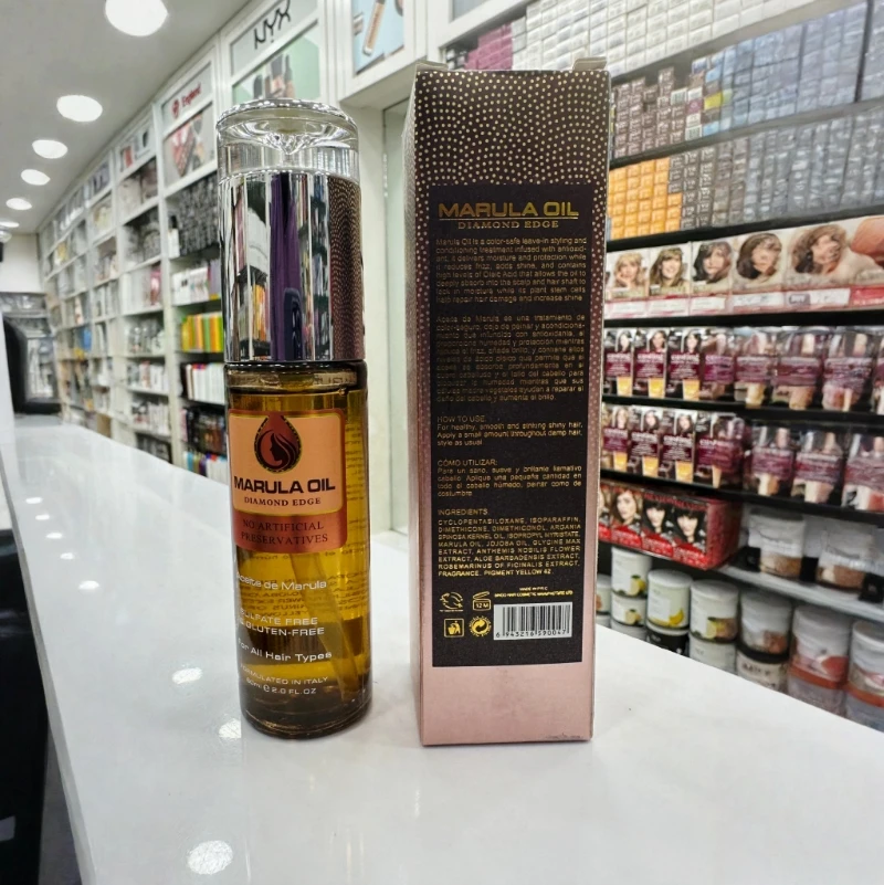 Marula Oil Sulphate Free Hair Oil Treatment for Frizzy Hair (60ml) 3 Marula Oil Sulphate Free Hair Oil Treatment for Frizzy Hair (60ml) - Image 3