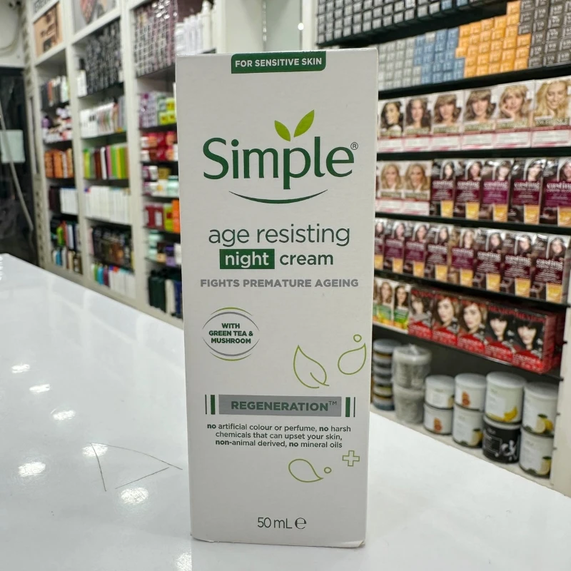 Simple Regeneration Age Resisting Night Cream (50ml) 2 Simple Regeneration Age Resisting Night Cream (50ml) - Image 2