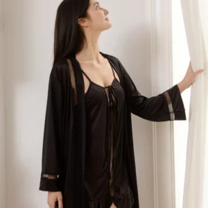 Flourish Gown Set 3156 - Black