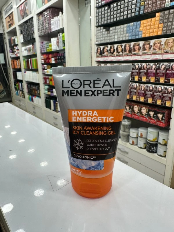 LOreal Men Expert Hydra Energetic Skin Awakening Icy Cleansing Gel - 100ml 2 LOreal Men Expert Hydra Energetic Skin Awakening Icy Cleansing Gel - 100ml - Image 2