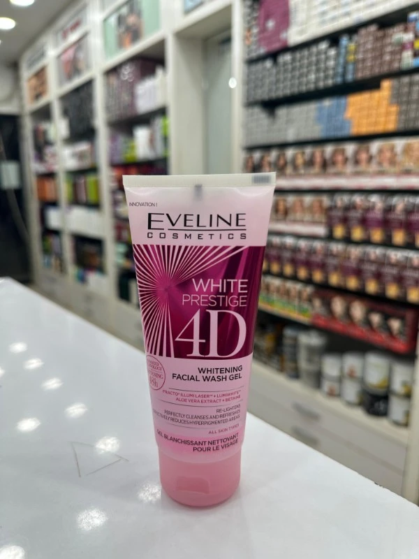 Eveline Cosmetics White Prestige 4D Whitening Face Wash Gel - 100ml 2 Eveline Cosmetics White Prestige 4D Whitening Face Wash Gel - 100ml - Image 2