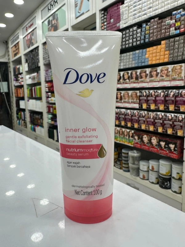 Dove Inner Glow Gentle Exfoliating Facial Cleanser - 100g 2 Dove Inner Glow Gentle Exfoliating Facial Cleanser - 100g - Image 2
