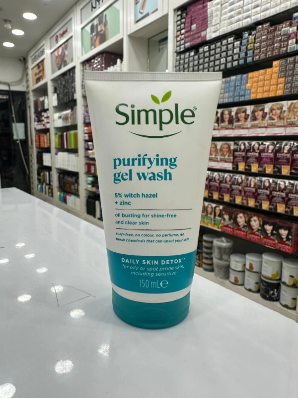 Simple Daily Skin Detox Purifying Gel Wash - 150ml 2 Simple Daily Skin Detox Purifying Gel Wash - 150ml - Image 2