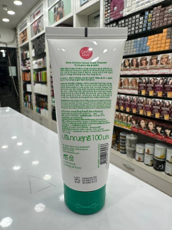 Cathy Doll Acne Solution Serum Foam Facial Cleanser - 100ml 3 Cathy Doll Acne Solution Serum Foam Facial Cleanser - 100ml - Image 3