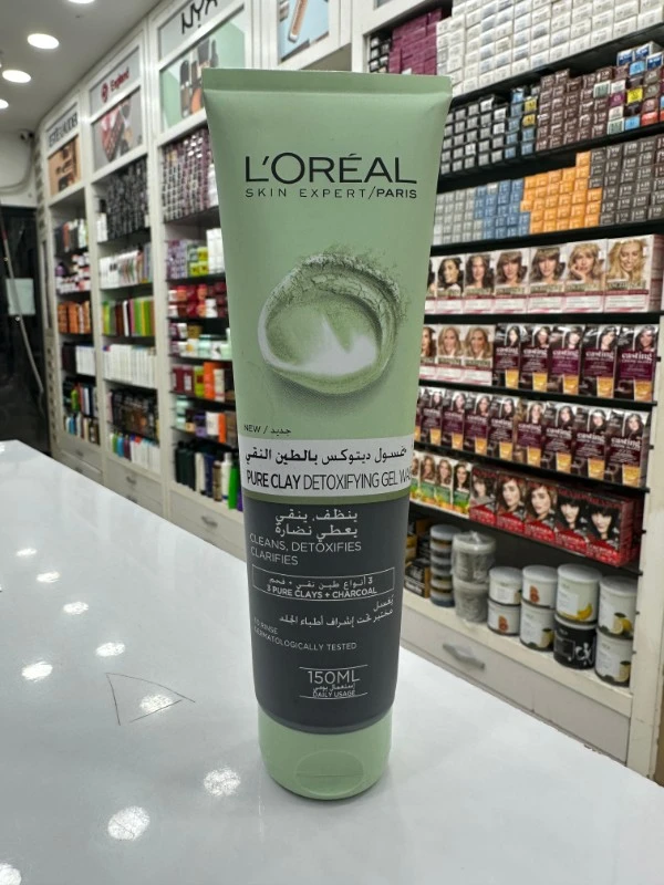 LOreal Paris Pure Clay Detoxifying Gel Wash - 150ml 2 LOreal Paris Pure Clay Detoxifying Gel Wash - 150ml - Image 2