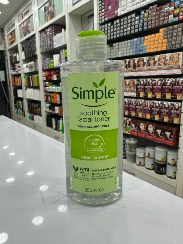 Simple Soothing Facial Toner - 200ml 2 Simple Soothing Facial Toner - 200ml - Image 2