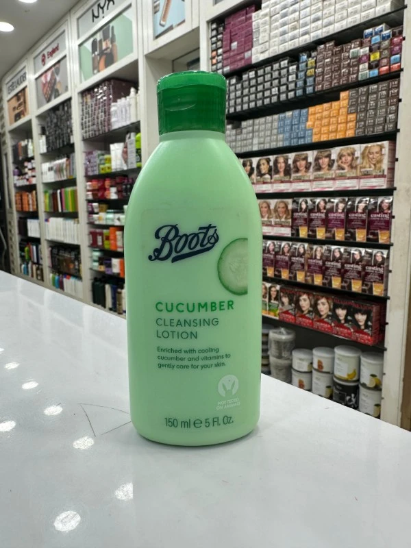Boots Cucumber Cleansing Lotion - 150ml 2 Boots Cucumber Cleansing Lotion - 150ml - Image 2
