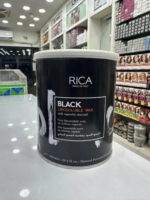 Rica Black Liposoluble Hair Removing Wax - 800ml 2 Rica Black Liposoluble Hair Removing Wax - 800ml - Image 2