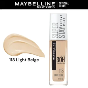Maybelline SuperStay 30H Active Wear Foundation - 118 Light Beige