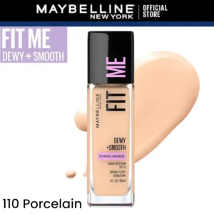 Maybelline Fit Me Dewy + Smooth Liquid Foundation - 110 Porcelain