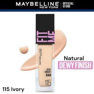Maybelline Fit Me Dewy + Smooth Liquid Foundation - 115 Ivory