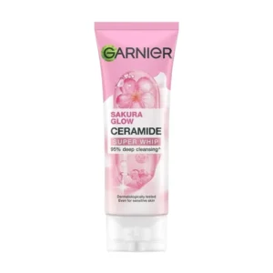 Garnier Sakura Glow Ceramide Super Whip Face Wash