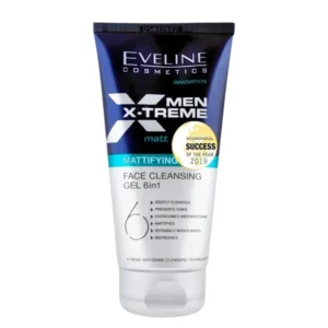 Eveline Men X-Treme Mattifying 6-in-1 Face Cleansing Gel Wash - 150ml