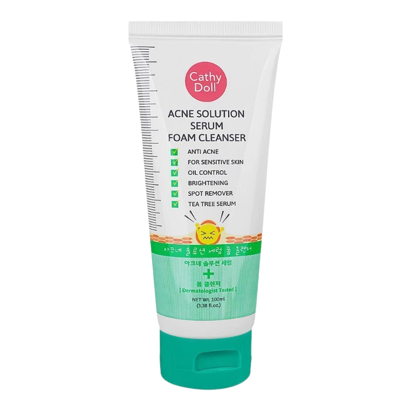 Cathy Doll Acne Solution Serum Foam Facial Cleanser - 100ml 1 Cathy Doll Acne Solution Serum Foam Facial Cleanser - 100ml