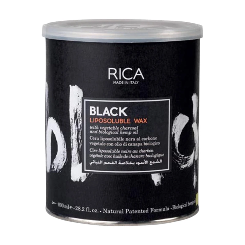 Rica Black Liposoluble Hair Removing Wax - 800ml 1 Rica Black Liposoluble Hair Removing Wax - 800ml