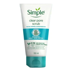 Simple Daily Skin Detox Clear Pore Scrub Oil Control - 150ml