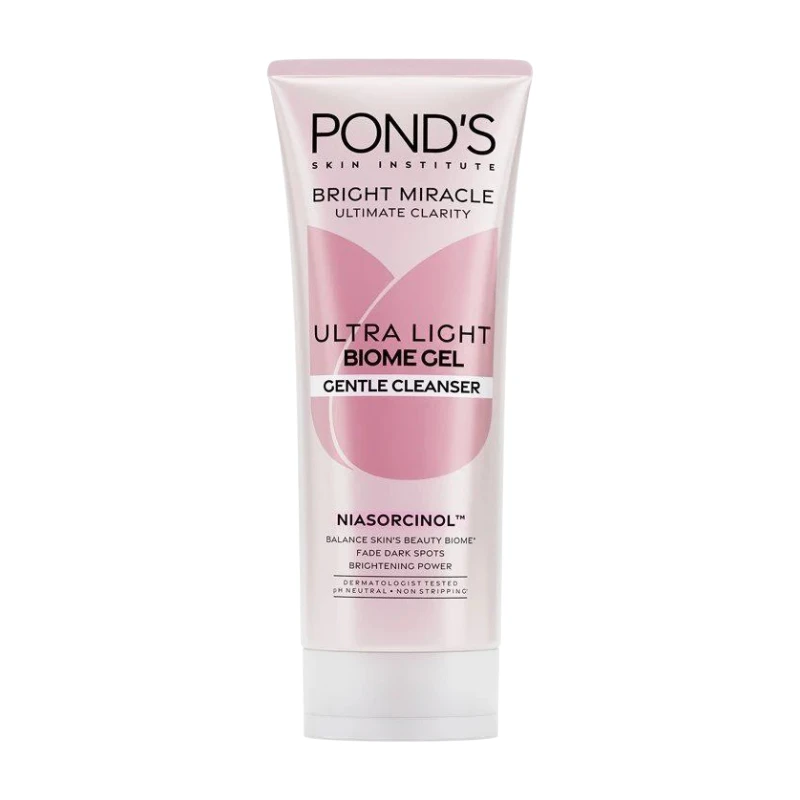 Pond's Bright Miracle Ultra Light Biome Gel Niasorcinol Gentle Cleanser - 90g 1 Pond's Bright Miracle Ultra Light Biome Gel Niasorcinol Gentle Cleanser - 90g