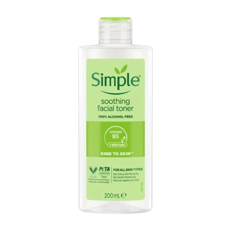 Simple Kind to Skin Soothing Facial Toner - 200ml 1 Simple Kind to Skin Soothing Facial Toner - 200ml